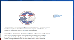 Desktop Screenshot of americanrabbits.org